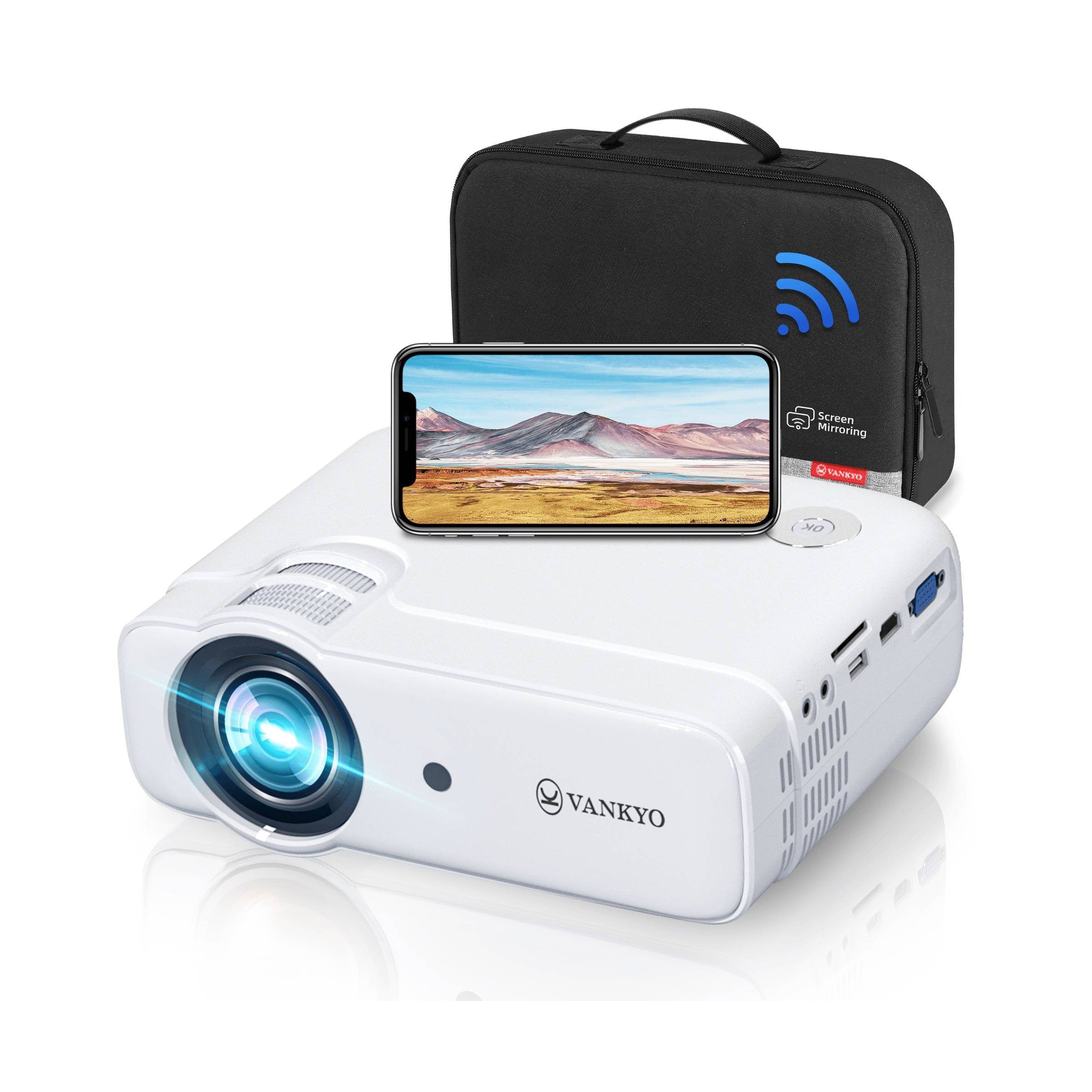 VANKYO Leisure D30T Portable Wifi Projector for Movie and Sewing