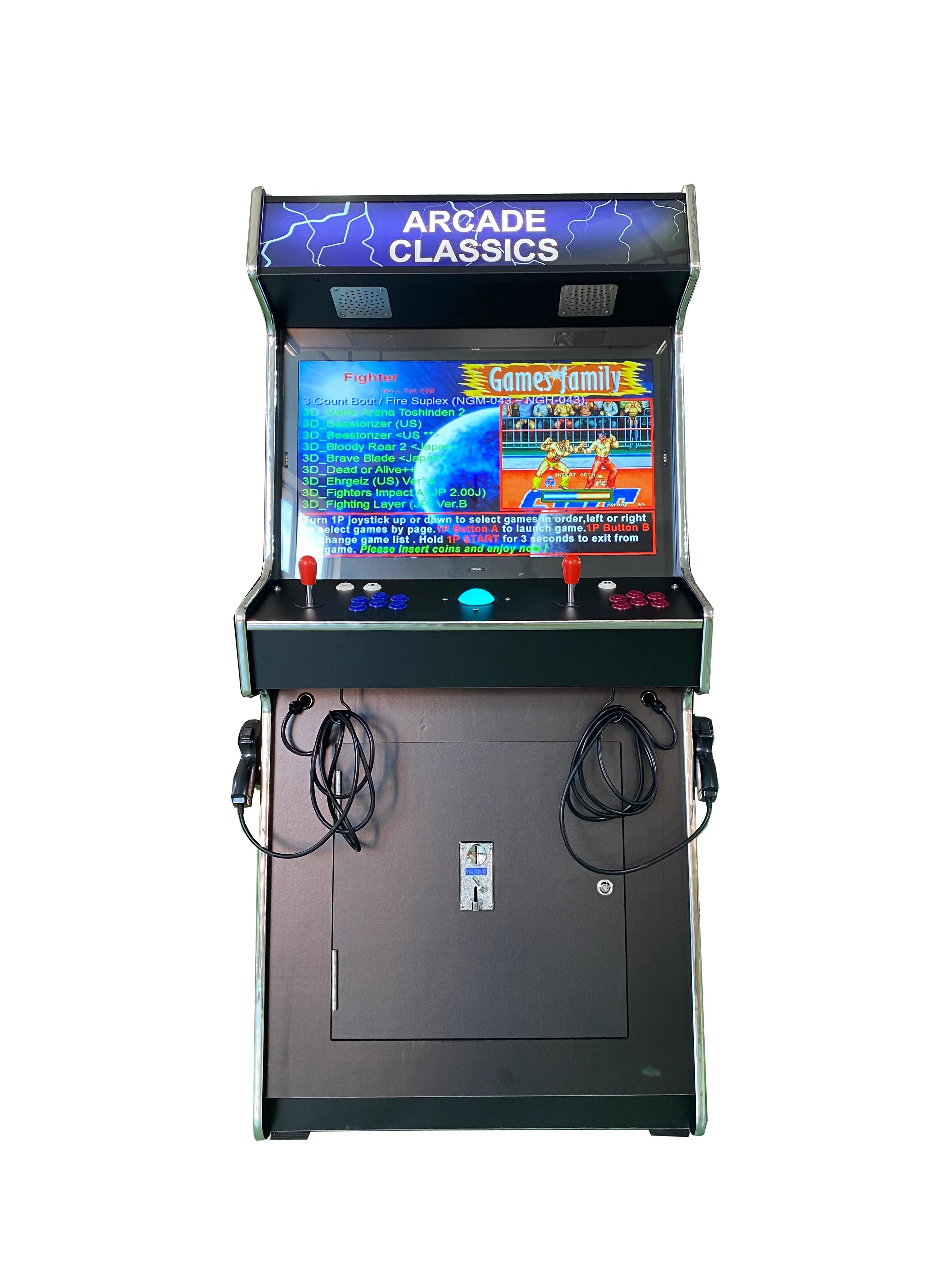 2 PLAYER STANDUP With 2 shooting Guns 4600 Multi-cade Upright
