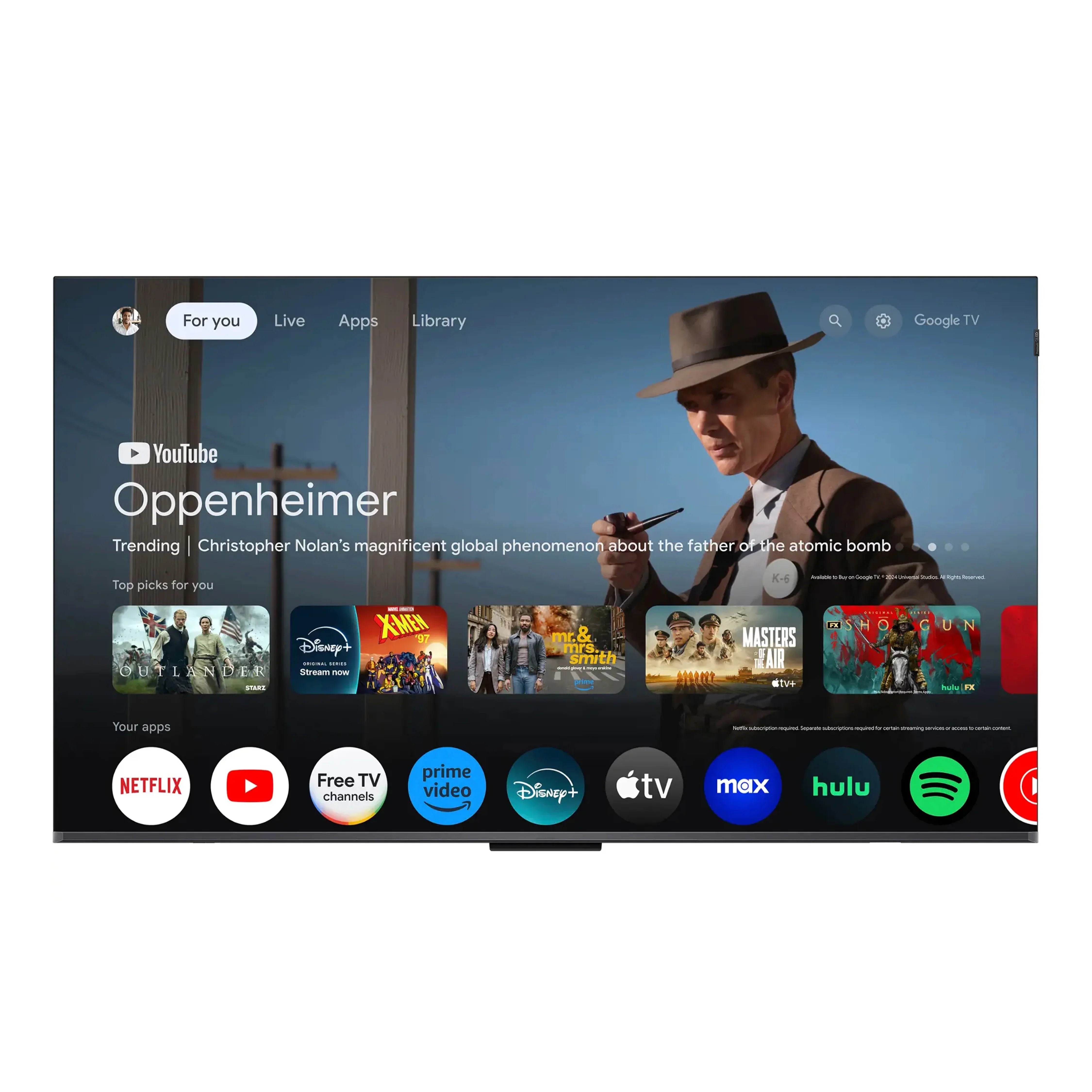 Titan Weatherproof Outdoor TV Partial Sun 4K Smart TV Powered By Samsung Tizen SmartThings G200-QLED