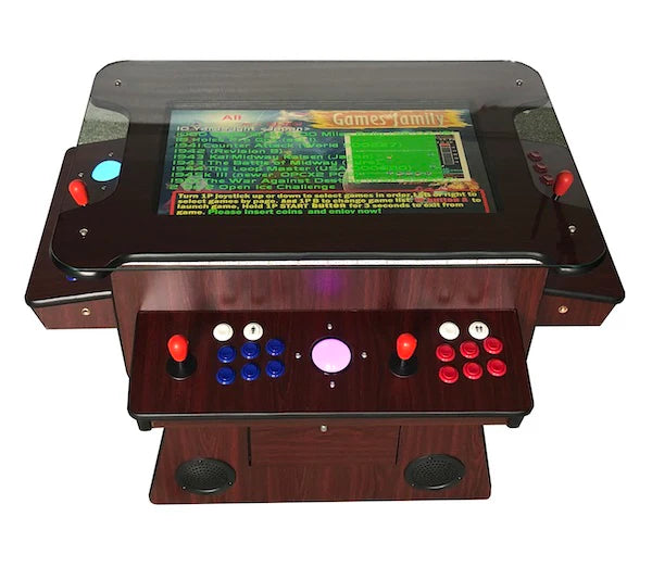 Cocktail Arcade Machine 4600 Tilt Up Wood Retro