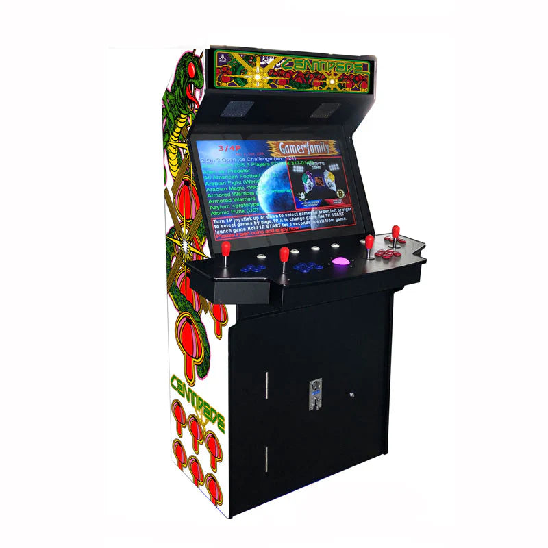 Full Size retro Trackball 4 Player Standup Arcade Machine 3505 Centi