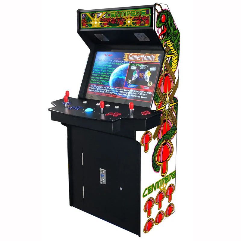 Full Size retro Trackball 4 Player Standup Arcade Machine 3505 Centi