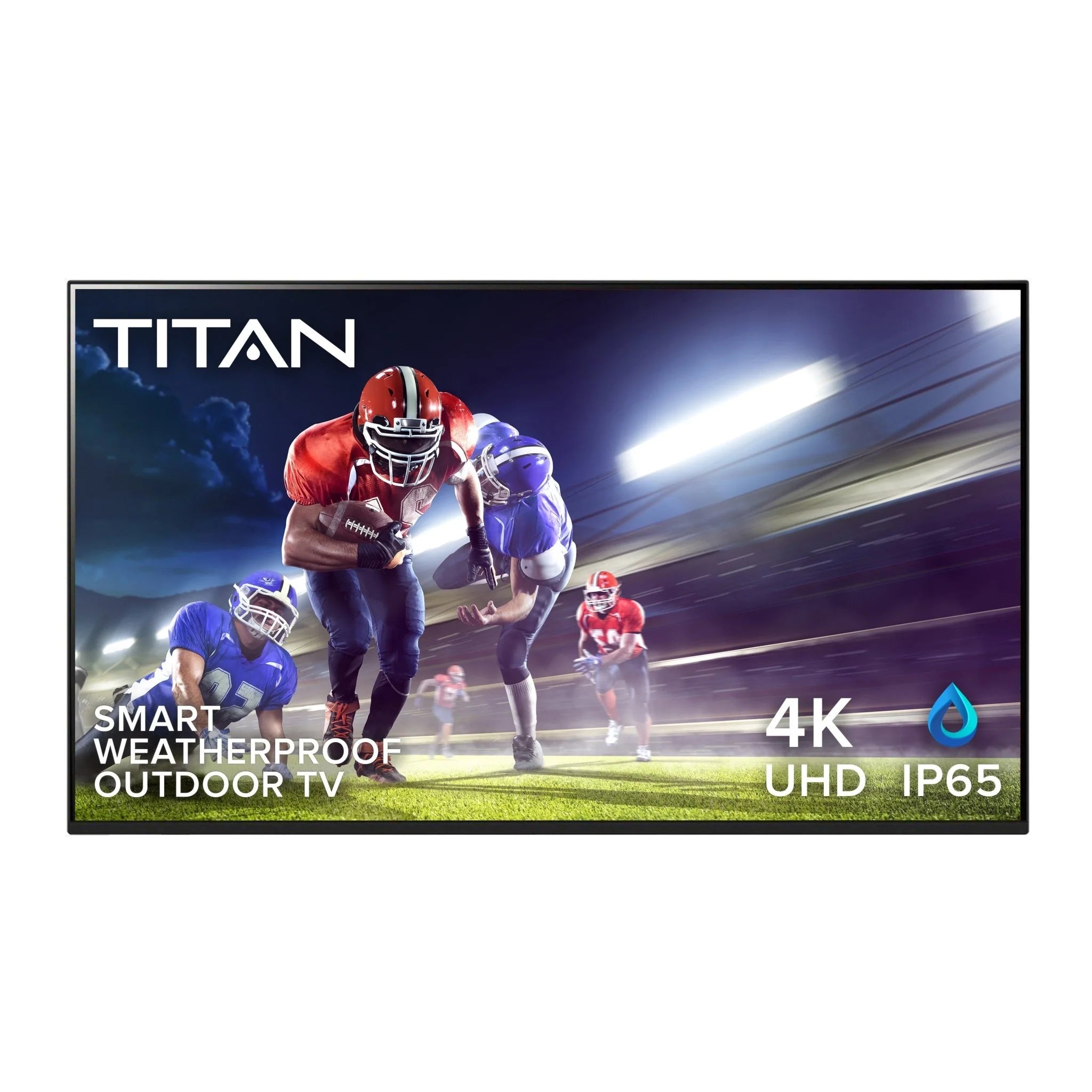 Titan Weatherproof Outdoor TV Partial Sun 4K Smart TV Powered By LG WebOS L-100 UHD