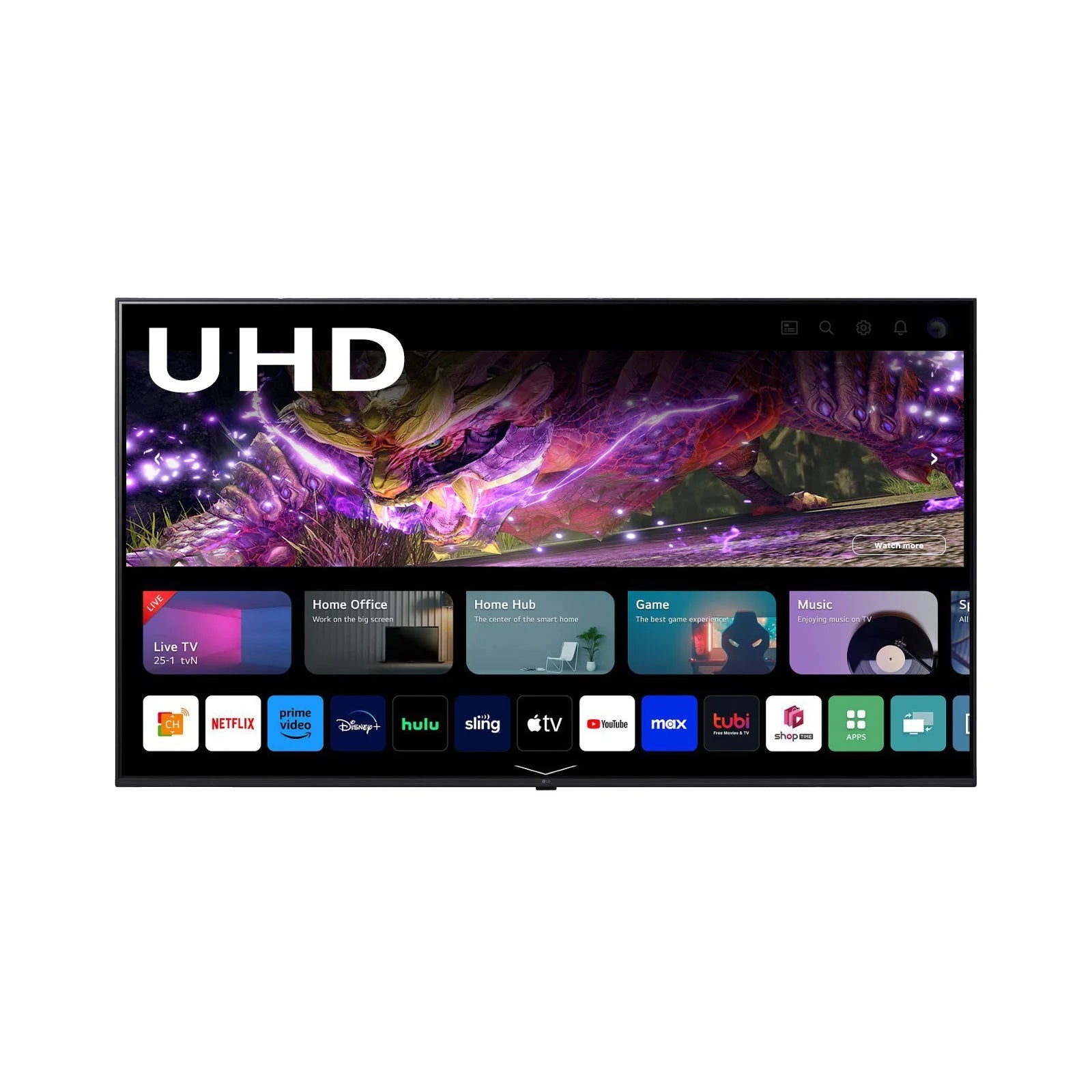 Titan Weatherproof Outdoor TV Partial Sun 4K Smart TV Powered By LG WebOS L-100 UHD