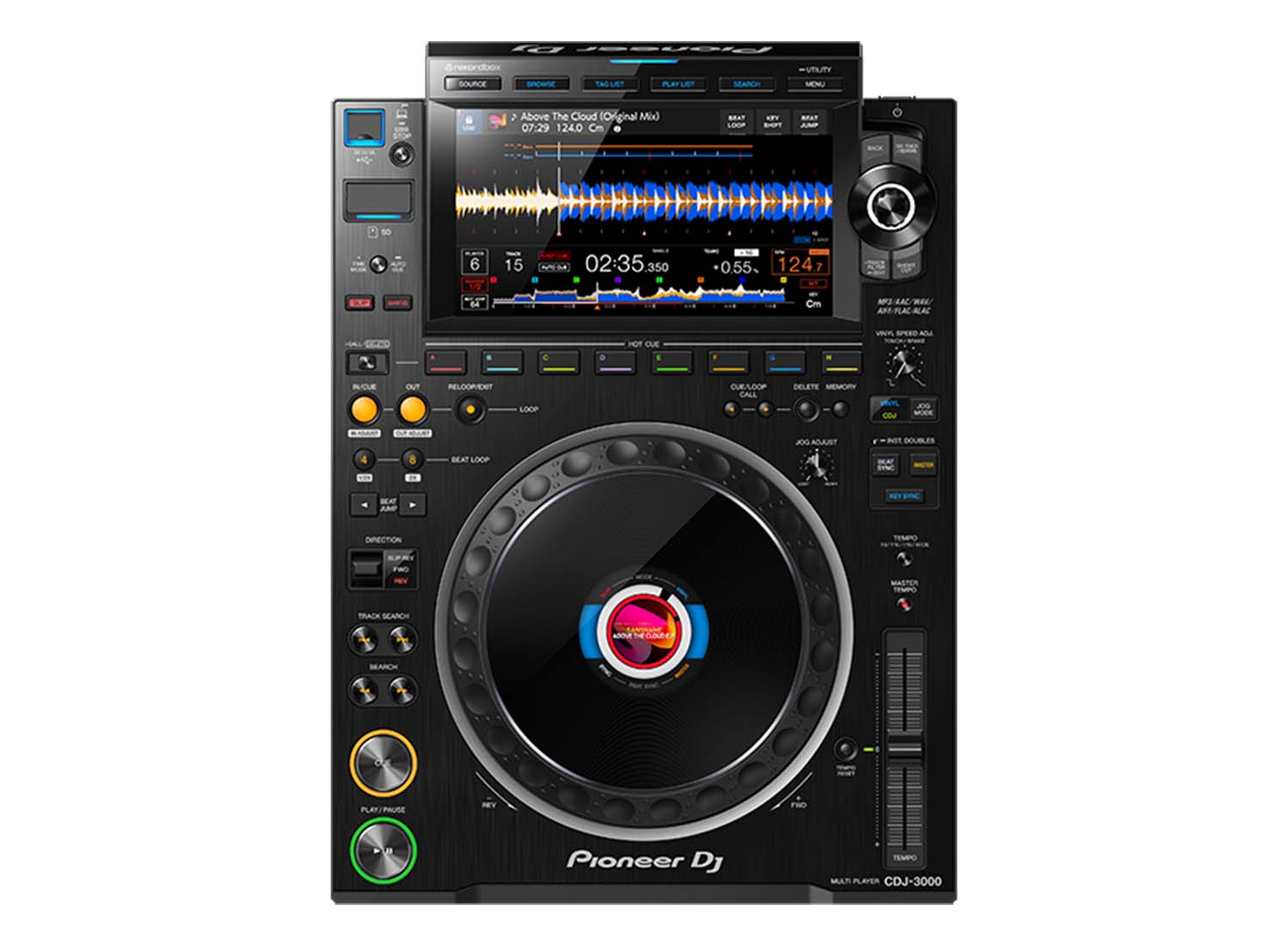 Pioneer DJ CDJ-3000 Professional DJ Multi-Media Player - Black
