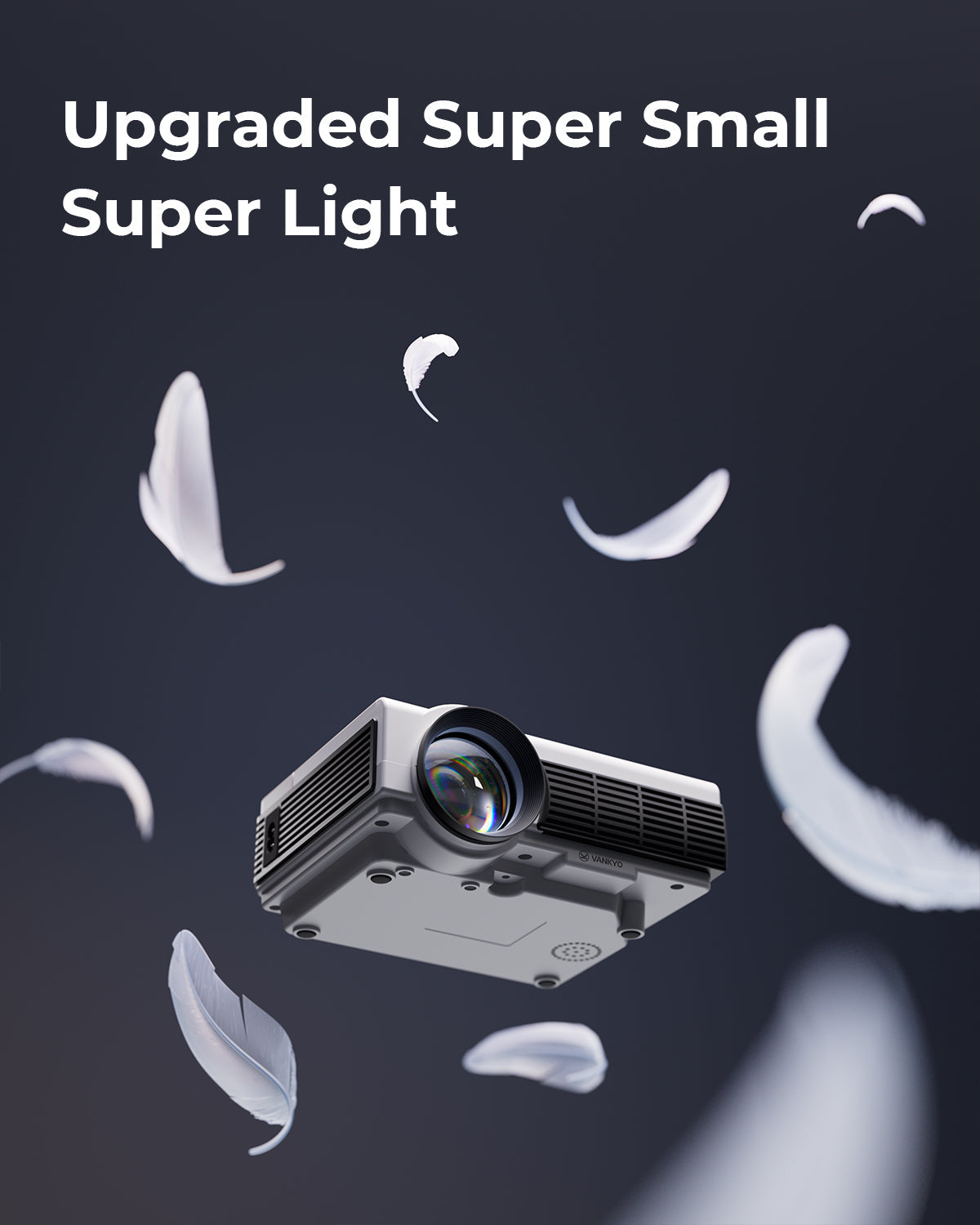 VANKYO Leisure 3W Pro Portable Advanced Wireless Mini Projector for Home and Sewing