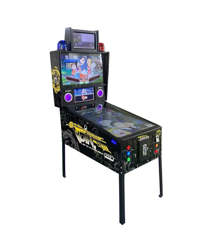 120hz Virtual Pinball New Pinup Popper system 1330 pinball games + 1000 jukebox song.