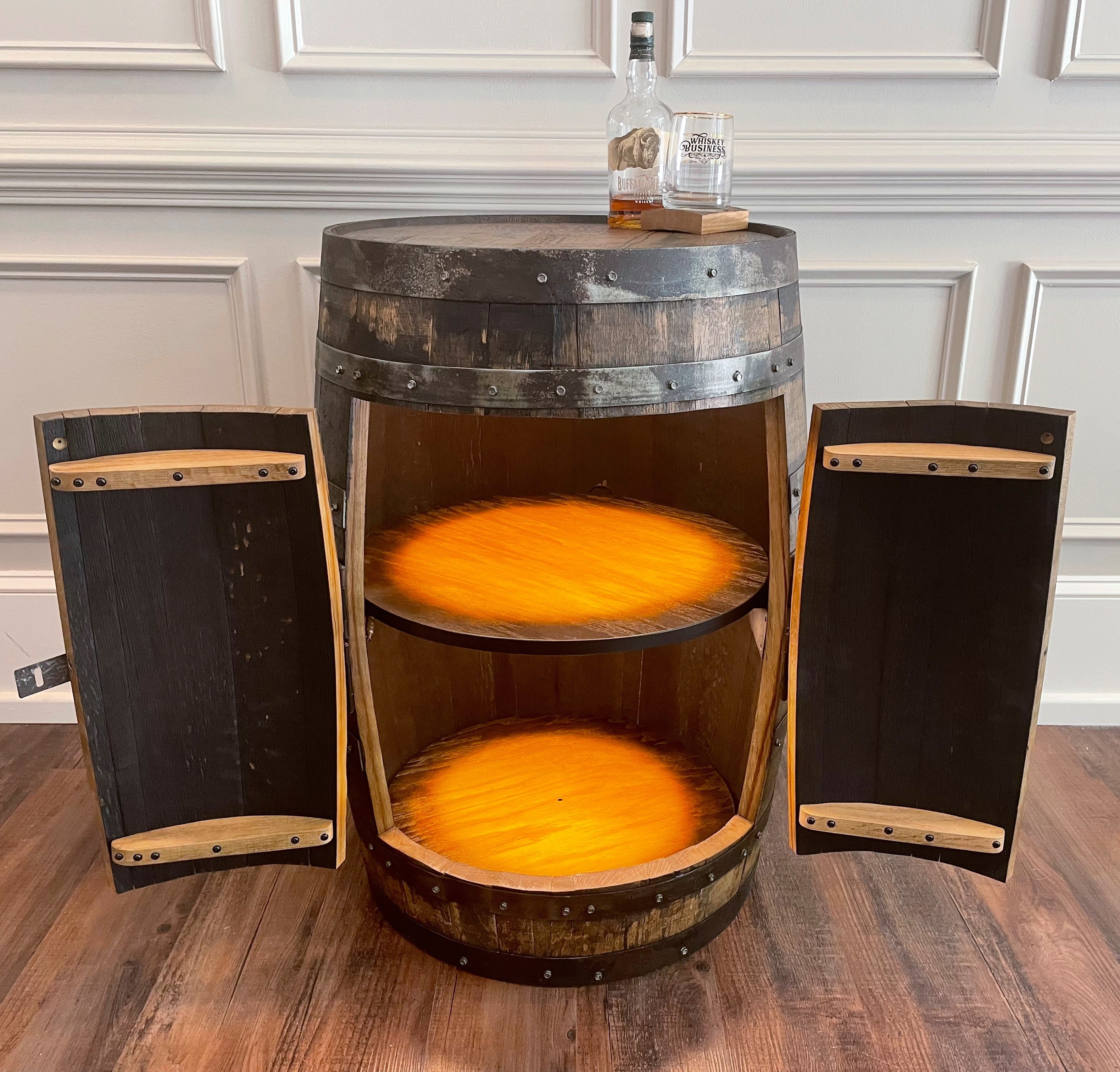 Standard  Whiskey Barrel Cabinet