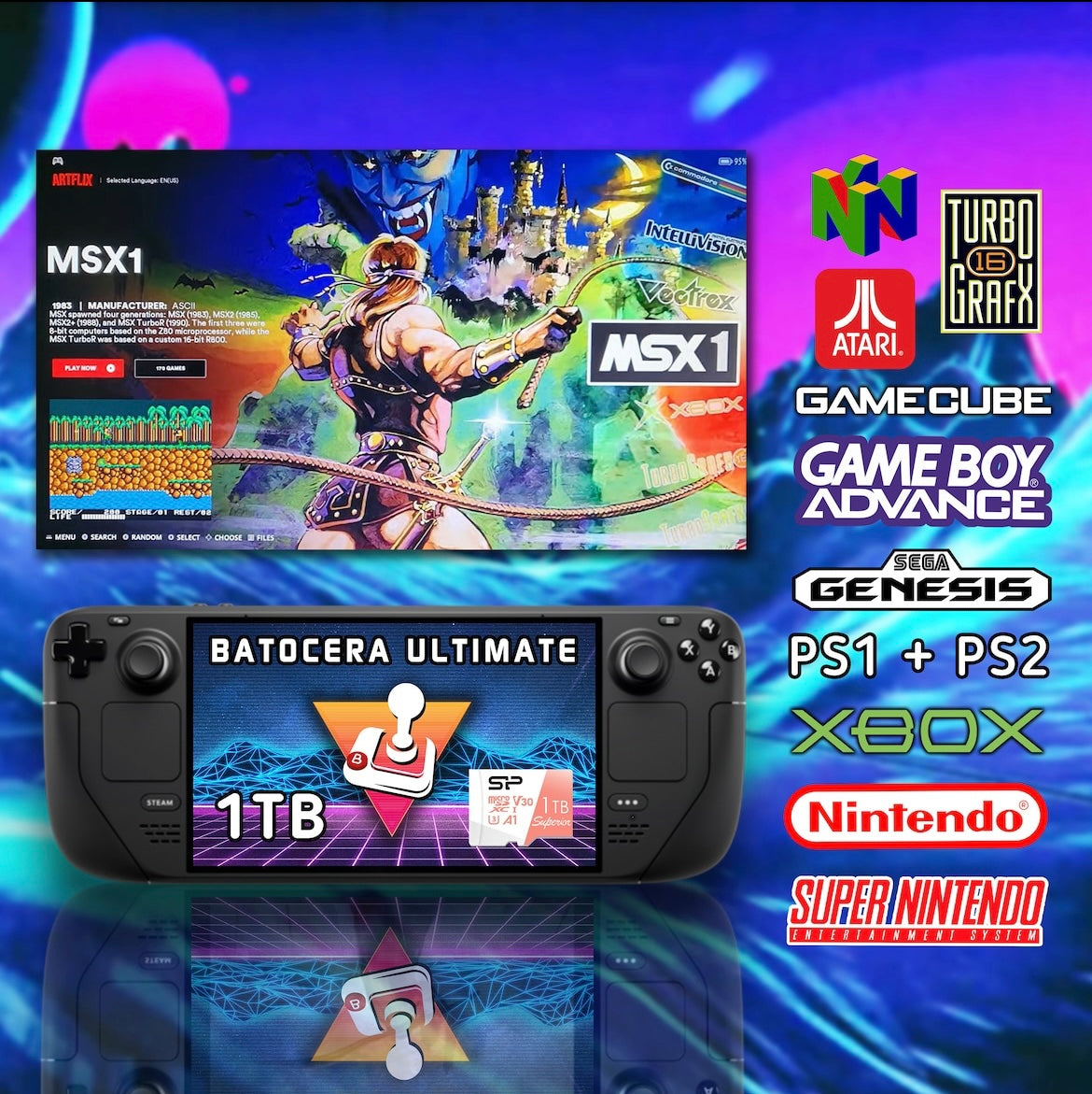 Umbrella Arcades Ultimate 1TB Batocera 41 Steam Deck Image