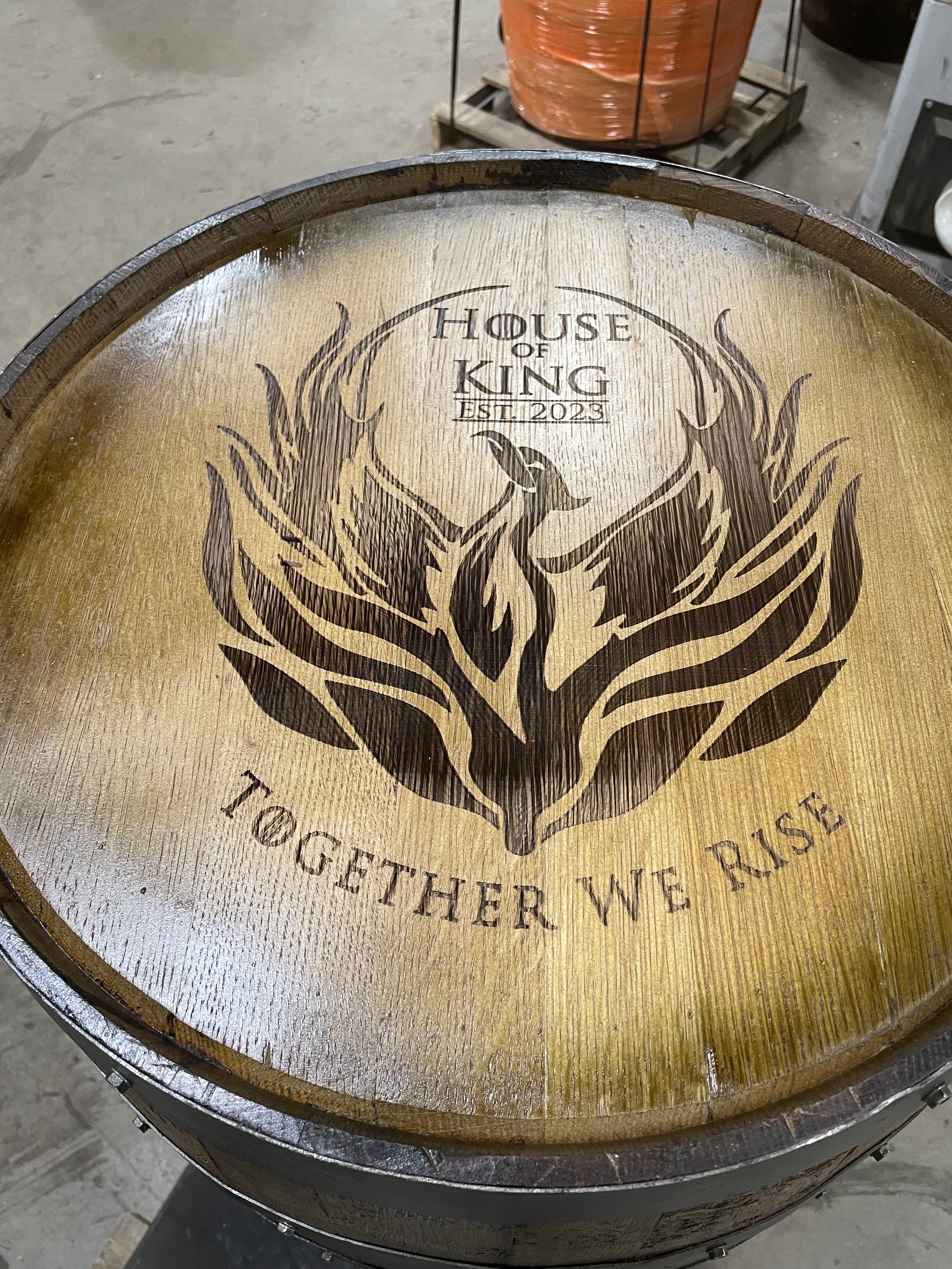 Premium Whiskey Barrel Cabinet
