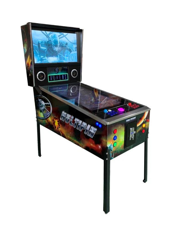 Virtual Pinball 1300 PINBALL Games in 1 AND 307 classic 80s games with trackball- Full Size Machine
