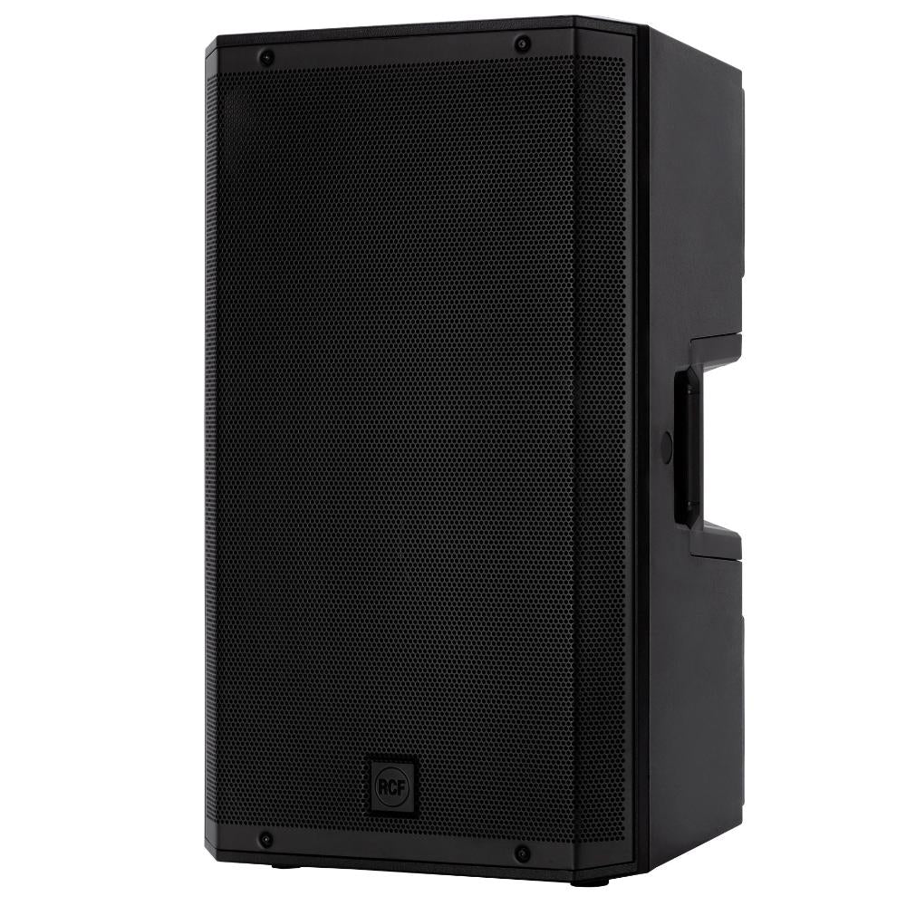 RCF Professional Active Speaker 4-Inch Titanium Compression Driver 15-Inch Woofer - 2-Channel 2100W Amplifier ART 945-A