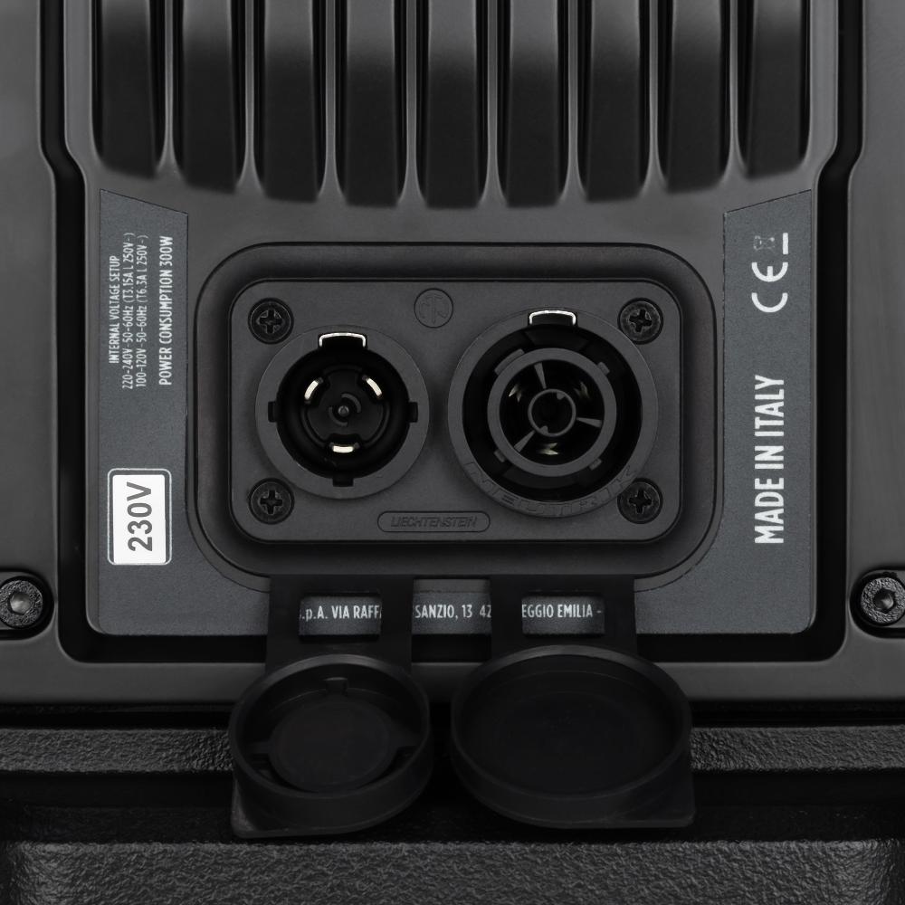RCF Professional Active Speaker 4-Inch Titanium Compression Driver 15-Inch Woofer - 2-Channel 2100W Amplifier ART 945-A