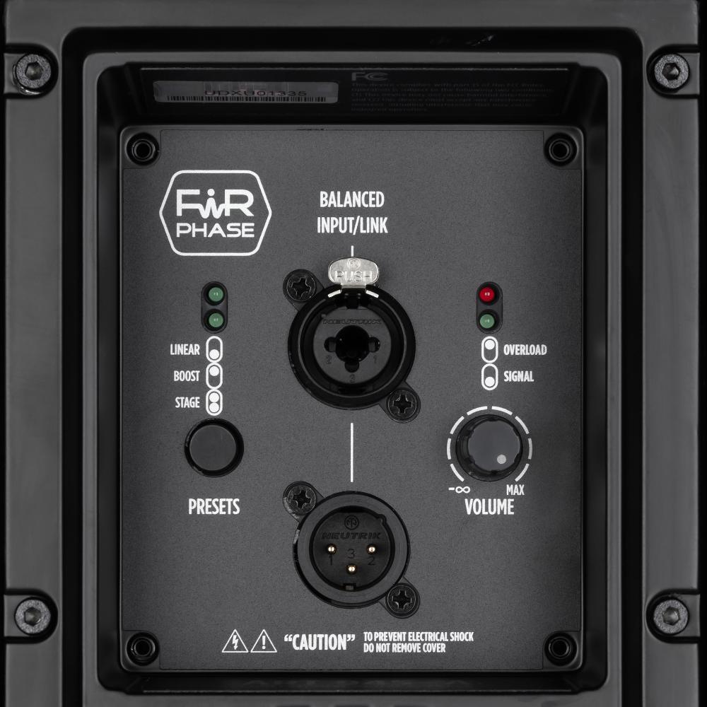 RCF Professional Active Speaker 4-Inch Titanium Compression Driver 15-Inch Woofer - 2-Channel 2100W Amplifier ART 945-A