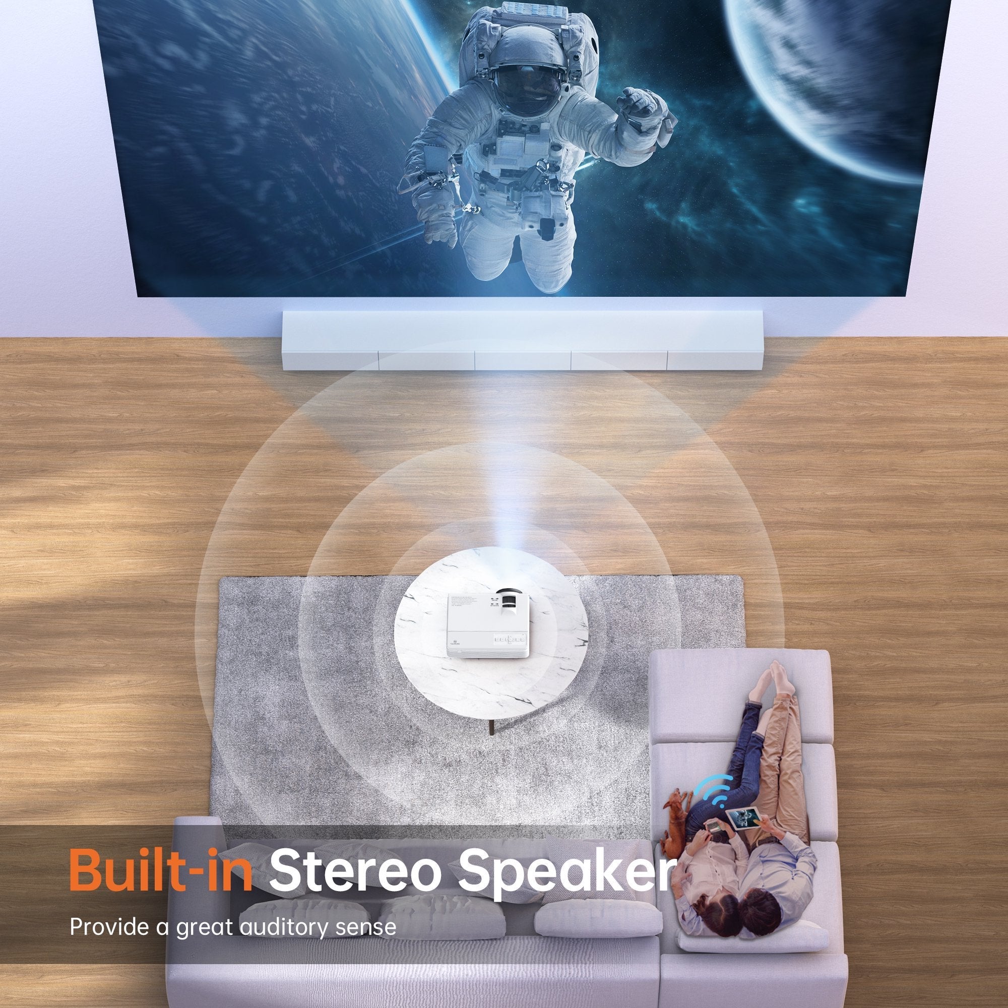 VANKYO Leisure 3 Pro 720P Portable Video Projector 1080P Supported