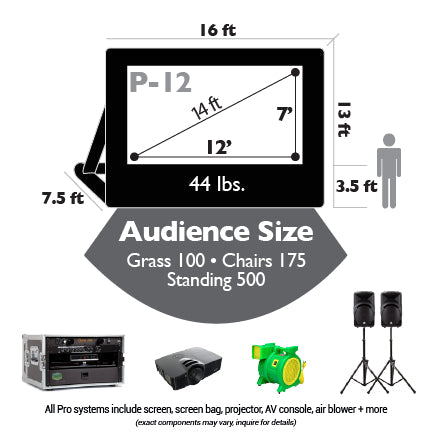 Event Pro Outdoor Theater System 12'