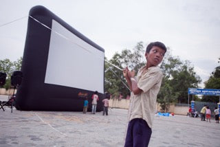 Outdoor Home Theater System 20'