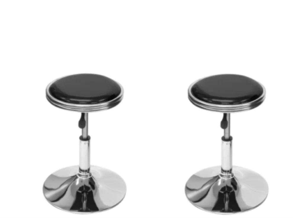 Cocktail arcade machine cabinet Retro Set of 2 Swivel Bar Stools