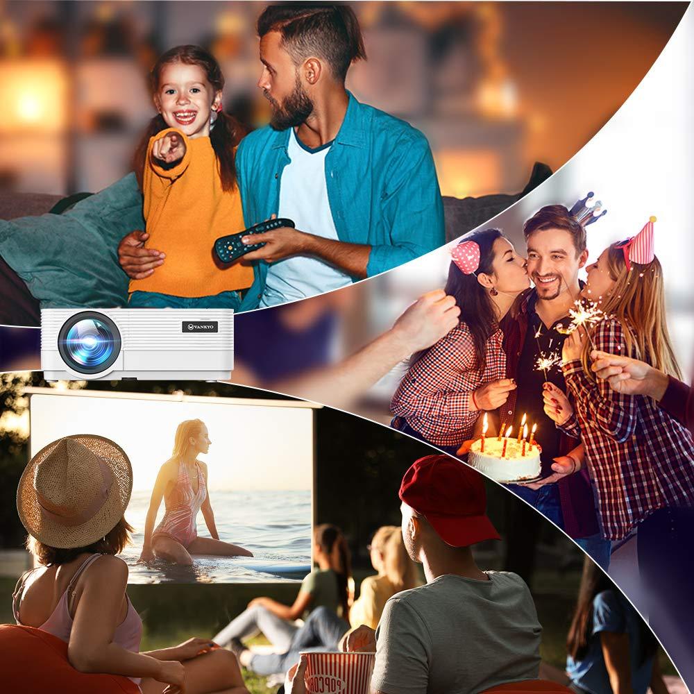 VANKYO Leisure 470 Mini Phone Projector for Home and Sewing, Native 720P Full HD, Max 250'' Screen